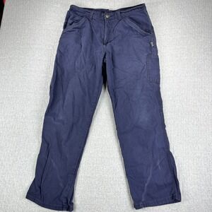 Riverside‎ FR Carpenter Pants Mens 34 41X29 Navy Blue Flame Resistant Westex